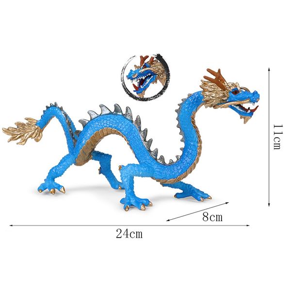 simulation mythology oriental dragon dragon animal model toy